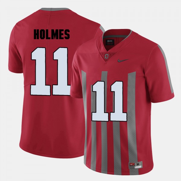 Ohio State Buckeyes Jalyn Holmes Men's #11 Red College Football Jersey 2404BSDS3